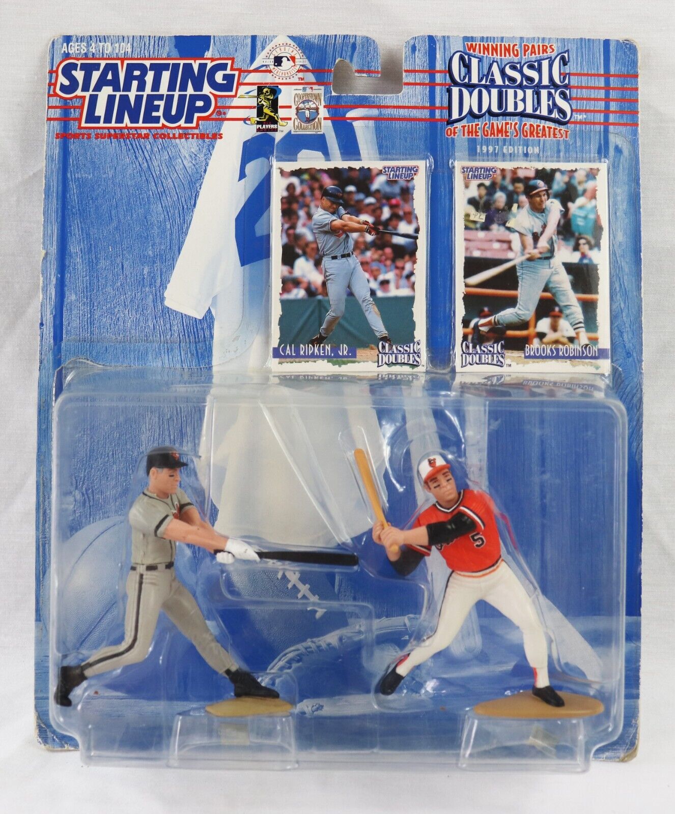 1997 Starting Lineup Doubles SLU Action Figure Cal Ripken Brooks Robinson