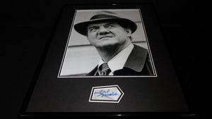 Karl Malden Signed Framed 16x20 Photo Display JSA Streets of San Francisco