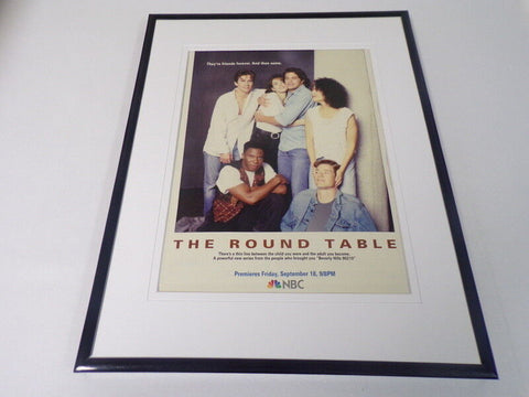 The Round Table 1992 NBC 11x14 Framed ORIGINAL Vintage Advertisement 