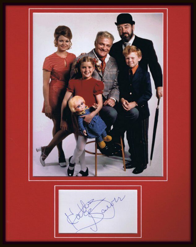 Kathy Garver Signed Framed 11x14 Photo Display Family Affair w/ cast