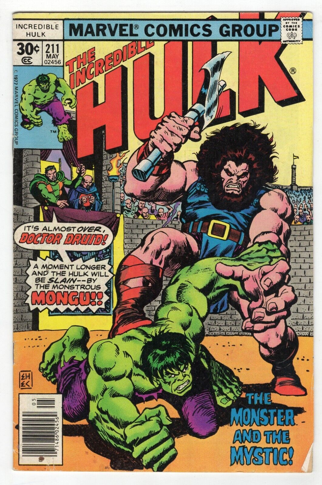 Incredible Hulk #211 VINTAGE 1977 Marvel Comics