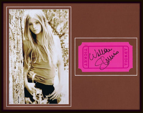 Willow Shields Signed Framed 11x14 Photo Display 