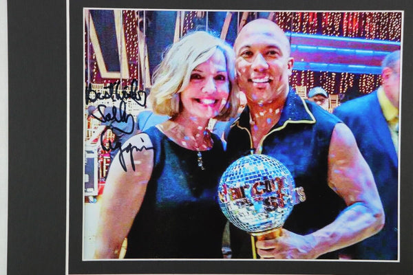 Sally Wiggin Signed Framed 11x14 Photo Display DWTS w/ Hines Ward WTAE