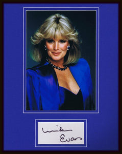 Linda Evans Signed Framed 11x14 Photo Display JSA Dynasty