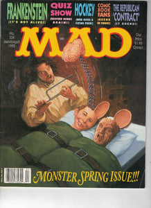 VINTAGE 1995 Mad Magazine #335 Frankenstein