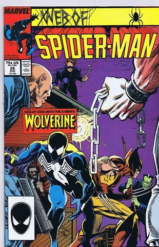 Web of Spider-Man #29 ORIGINAL Vintage 1987 Marvel Comics Wolverine