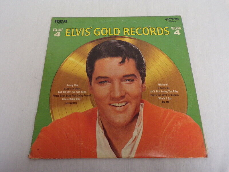 1971 Elvis Presley Gold Records Vol 4 LP Vinyl Record Album LSP-3021