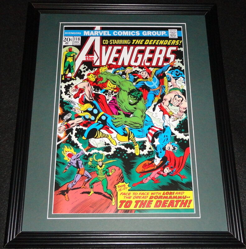 Avengers #118 Loki Hulk Framed Cover Photo Poster 11x14 Official Repro