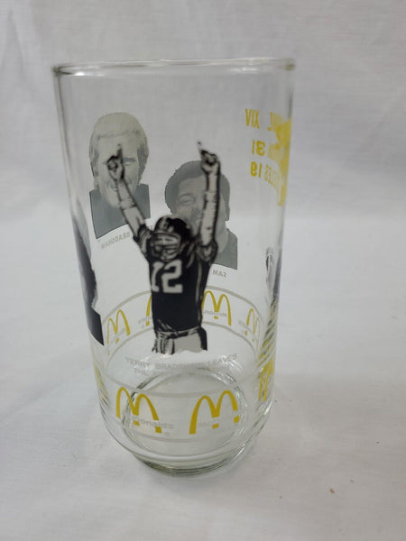 VINTAGE McDonald's Steelers Super Bowl XIV Terry Bradshaw Sam Davis