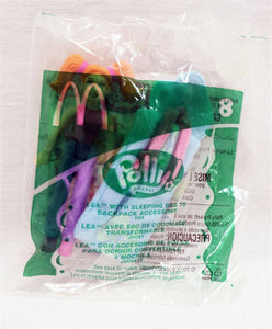 VINTAGE SEALED 2003 McDonald's Polly Pocket Lea Figure w/Sleeping Bag