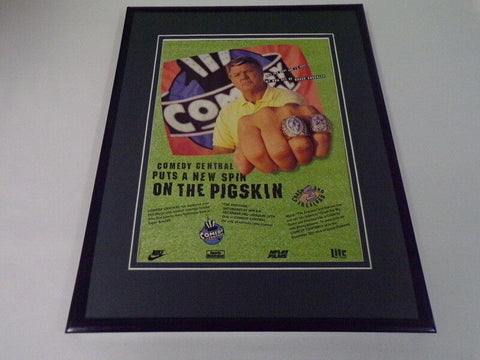 Jimmy Johnson 1994 Comedy Central 11x14 Framed ORIGINAL Advertisement 