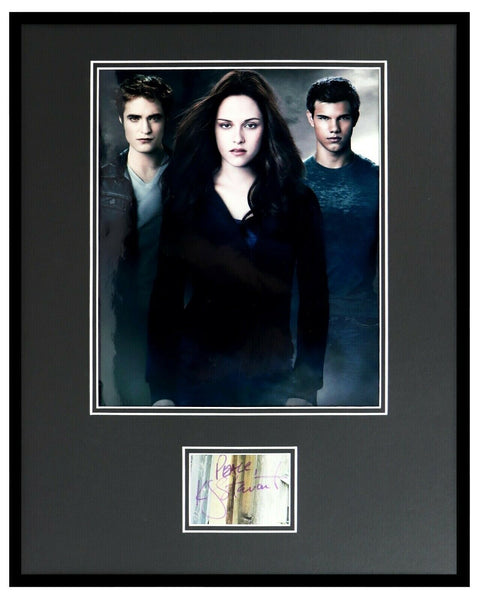 Kristen Stewart Signed Framed 16x20 Photo Poster Display Twilight Bella