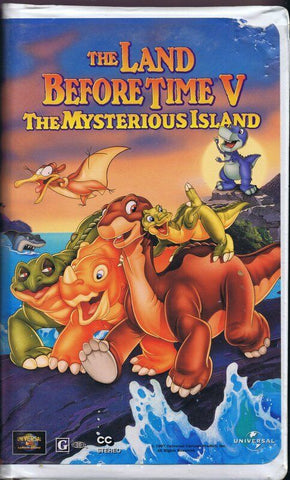 The Land Before Time V: The Mysterious Island (1997) VINTAGE VHS Cassette 