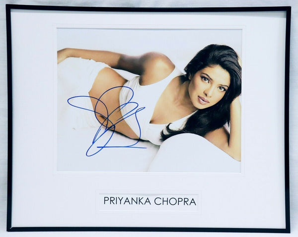 Priyanka Chopra Signed Framed 16x20 Photo Display AW Quantico 