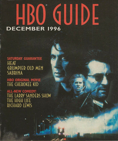 ORIGINAL Vintage Dec 1996 HBO Guide Magazine Heat Al Pacino Robert Deniro