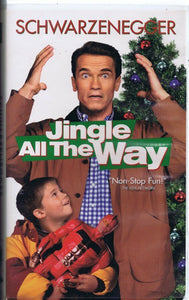 Jingle All the Way (1996) VINTAGE VHS Cassette Clamshell Arnold Schwarzenegger