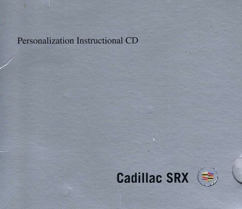 ORIGINAL Vintage 2003 Cadillac SRX Personalized Instructional CD