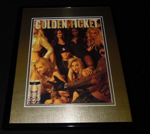 Sobe No Fear Gold Energy Drink 2006 Framed 11x14 ORIGINAL Advertisement