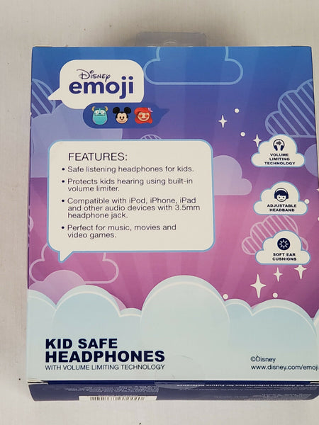 NEW SEALED Disney Emoji Kid Safe Headphones by 1616 Holdings Mickey Mouse