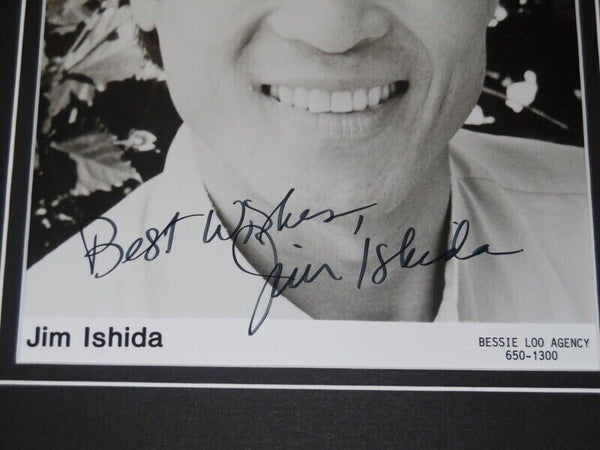 Jim Ishida Signed Framed 11x14 Photo Display Babylon 5