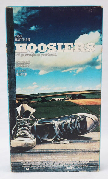 Hoosiers VINTAGE VHS Cassette Gene Hackman Barbara Hershey