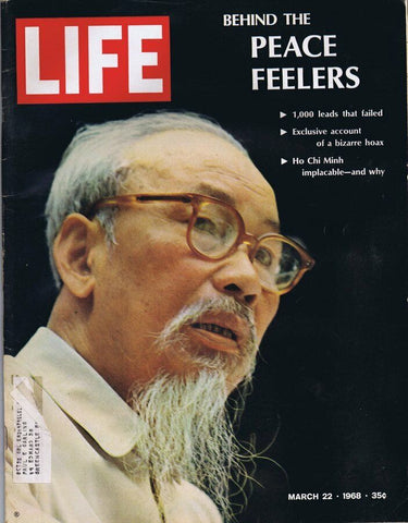 ORIGINAL Vintage Life Magazine March 22 1968 Ho Chin Minh