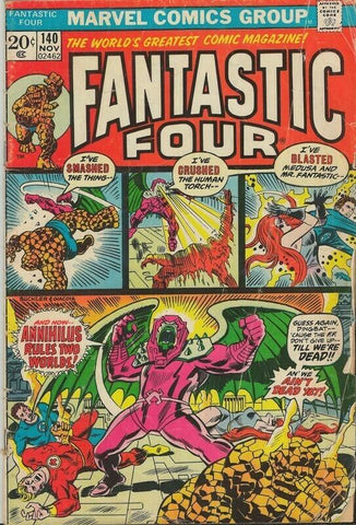 Fantastic Four #140 ORIGINAL Vintage 1973 Marvel Comics 