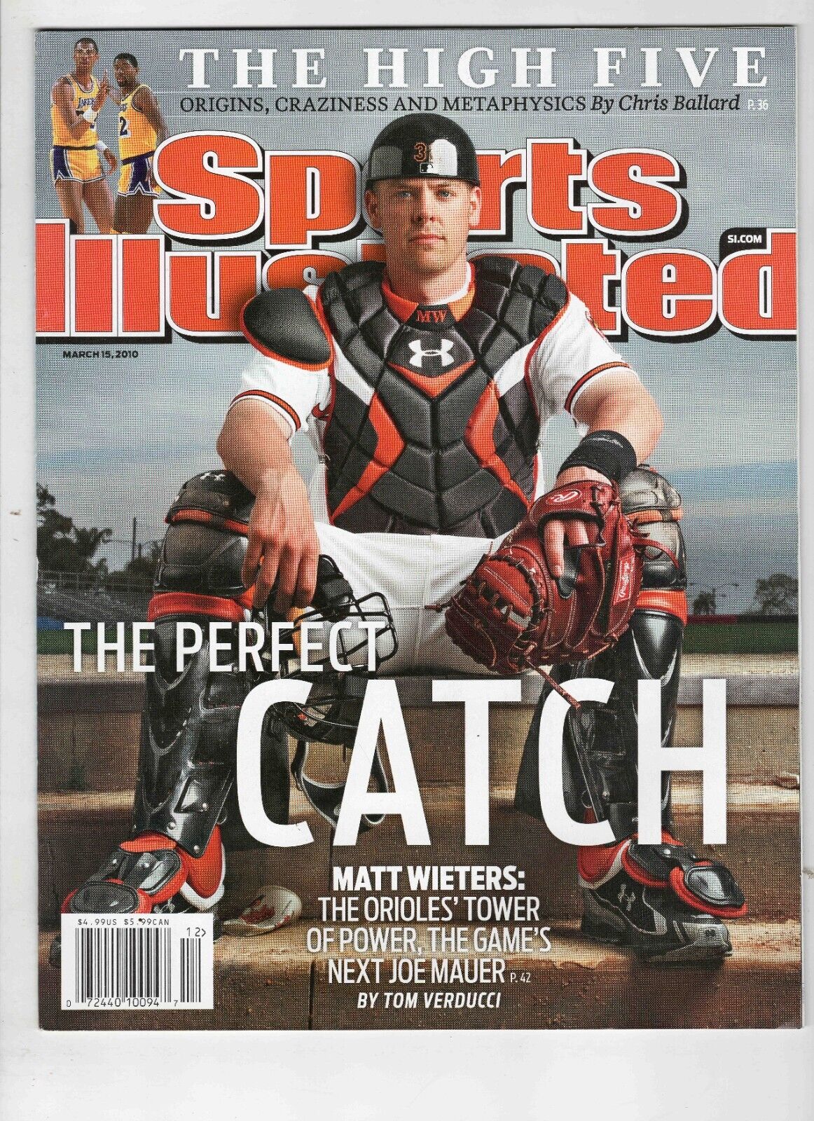 Mar 15 2010 Sports Illustrated Magazine Matt Wieters Newsstand