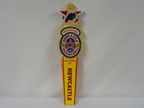 ORIGINAL Newcastle Bombshell Pale Blonde Ale Beer Tap Handle