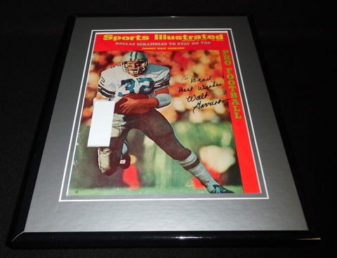 Walt Garrison Signed Framed 1972 Sports Illustrated Magazine Cover Cowboys