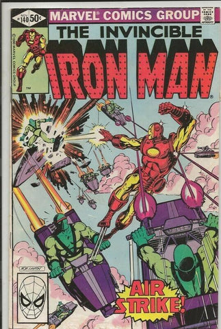 Iron Man #140 ORIGINAL Vintage 1980 Marvel Comics 