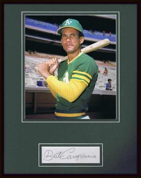 Bert Campaneris Signed Framed 11x14 Photo Display A's