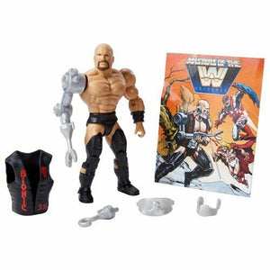 NEW SEALED Masters of the Universe WWE Stone Cold Steve Austin Action Figure