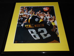 John Stallworth Over the Shoulder Catch Framed 11x14 Photo Display Steelers