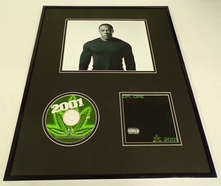 Dr Dre Framed 16x20 2001 CD & Photo Display