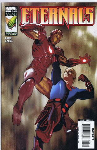 Eternals #4 ORIGINAL Vintage 2008 Marvel Comics Iron Man