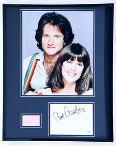 Robin Williams & Pam Dawber Signed Framed Mork & Mindy 16x20 Photo Set JSA