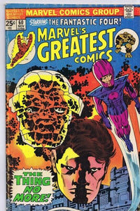 Marvel's Greatest Comics #60 VINTAGE 1975 Marvel Fantastic Four 