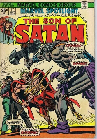 Marvel Spotlight #17 ORIGINAL Vintage 1974 Marvel Comics Son of Satan