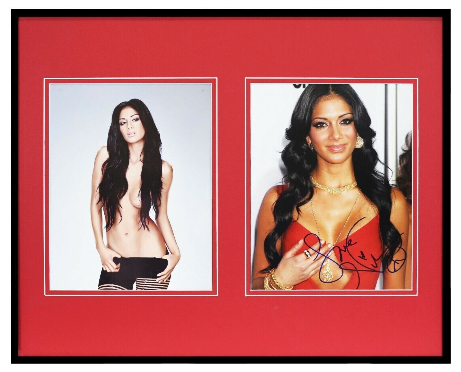 Nicole Scherzinger Signed Framed 16x20 Photo Set Pussycat Dolls