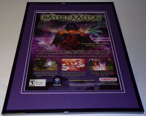 Baten Kaitos 2004 GameCube Framed 11x14 ORIGINAL Advertisement