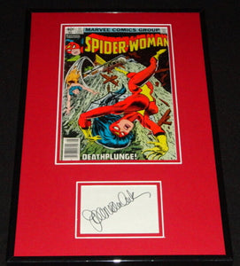 Joan Van Ark Signed Framed 1979 Spider Woman Comic Book Display