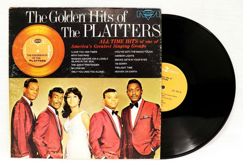 VINTAGE The Platters Golden Hits LP Vinyl Record Album MS3251-B