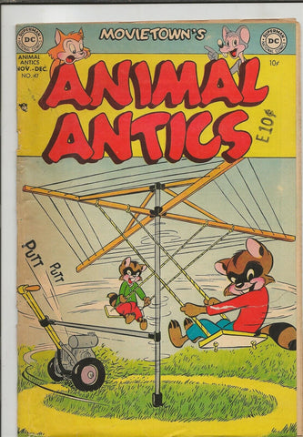 MovieTowns Animal Antics #47 ORIGINAL Vintage 1953 DC Comics 