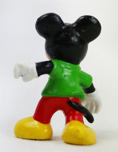 VINTAGE 1980s Walt Disney Mickey Mouse 2" PVC Action Figure Hong Kong