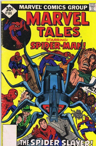 Marvel Tales #84 ORIGINAL Vintage 1977 Spider-Man Spider Slayer Reprints ASM 105