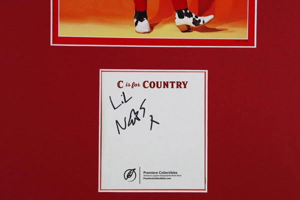 Lil Nas X Signed Framed 11x17 Time Cover Display PREMIERE