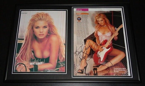 Kimberly Caldwell Signed Framed 12x18 Photo Set American Idol B