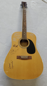 Lovin Spoonful Signed Full Size Acoustic Guitar In Person Palace Theater