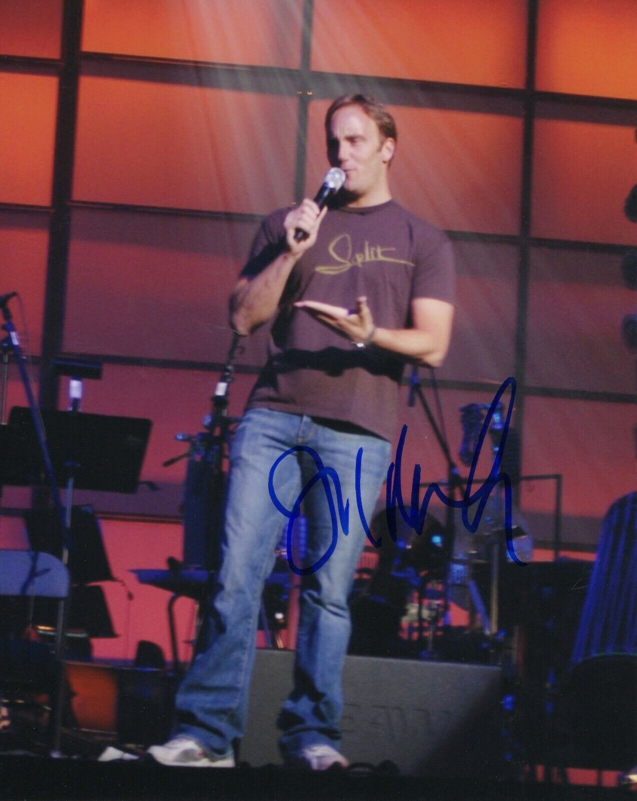 Jay Mohr Signed 8x10 Photo SNL Gary Unmarried Jerry Maguire